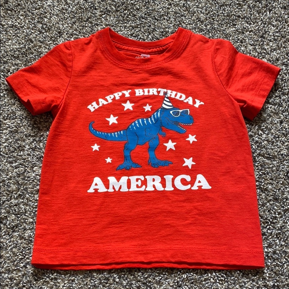 Toddler T-Shirt Happy Birthday America